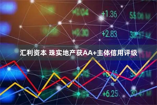汇利资本 珠实地产获AA+主体信用评级